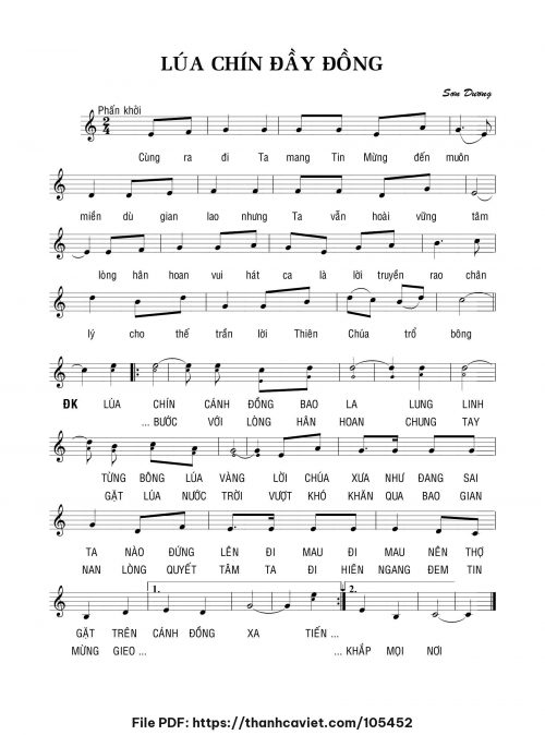 Lúa chín đầy đồng - Sơn Dương - trang 1