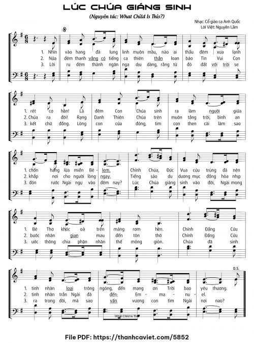 Lúc Chúa Giáng Sinh - Nguyên Lãm - trang 1