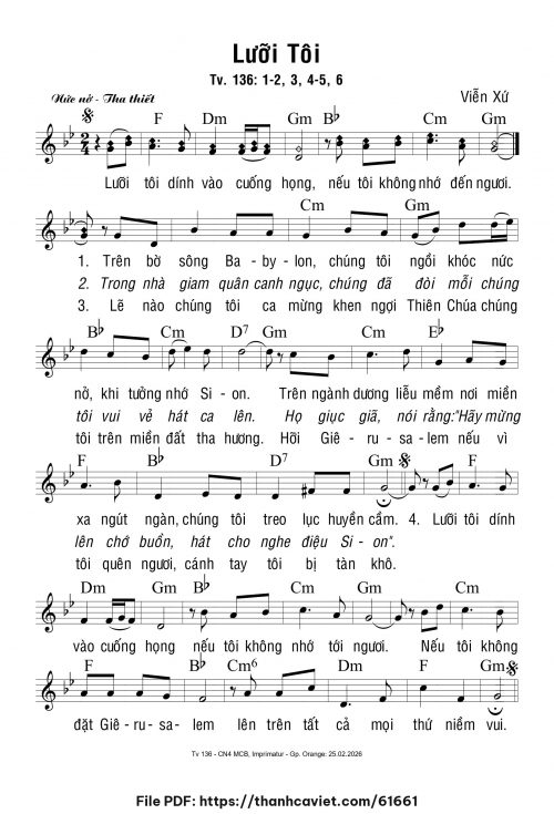 Lưỡi tôi - Viễn Xứ - trang 1
