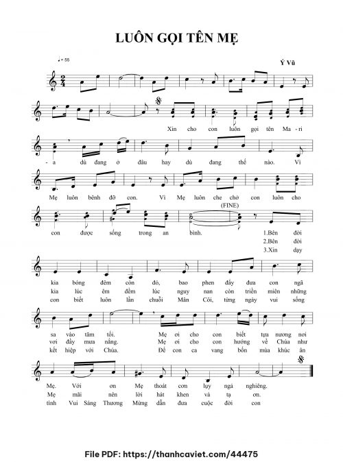 Luôn gọi tên Mẹ - Ý Vũ - trang 1