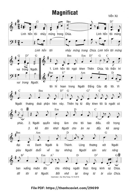 Magnificat - Viễn Xứ - trang 1