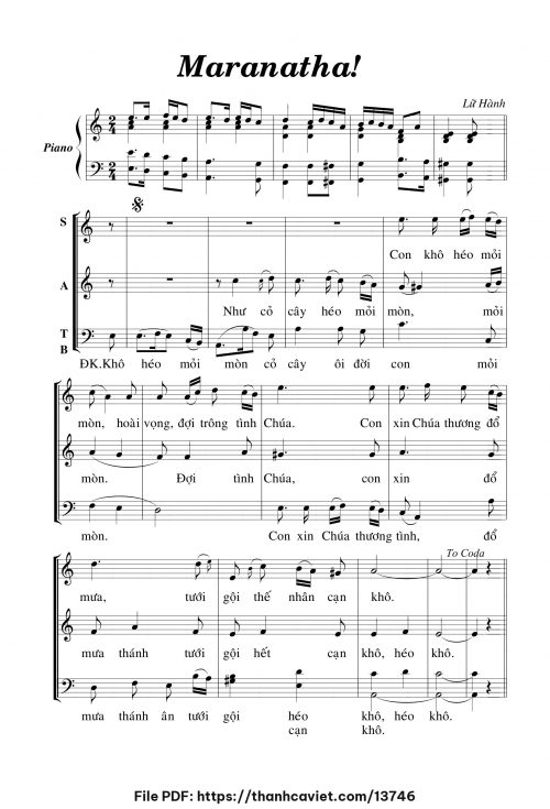 Maranatha! - Lữ Hành - trang 1