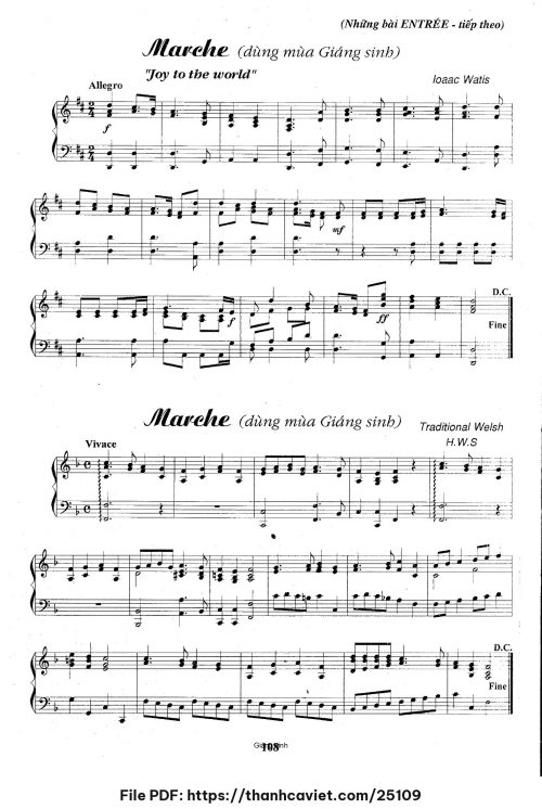 Marche - Nhạc quốc tế - trang 1