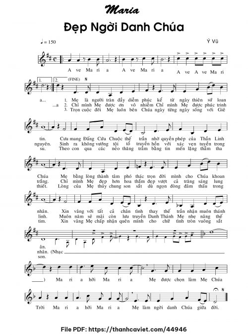 Maria đẹp ngời danh Chúa - Ý Vũ - trang 1