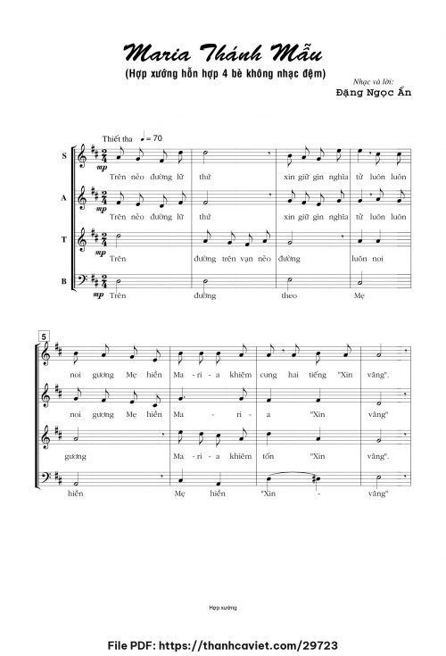 Maria Thánh Mẫu - Đặng Ngọc Ẩn - trang 1