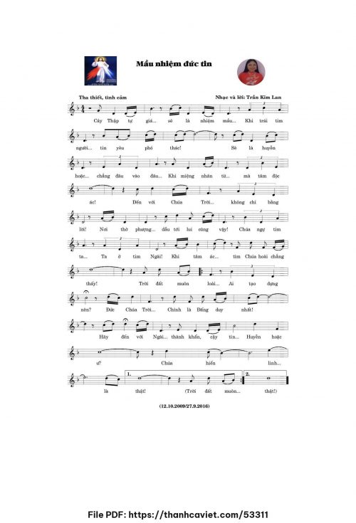 Mầu nhiệm Đức tin - Trần Kim Lan - trang 1