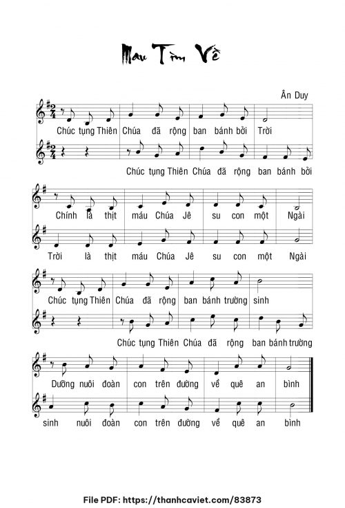 Mau tìm về - Ân Duy - trang 1
