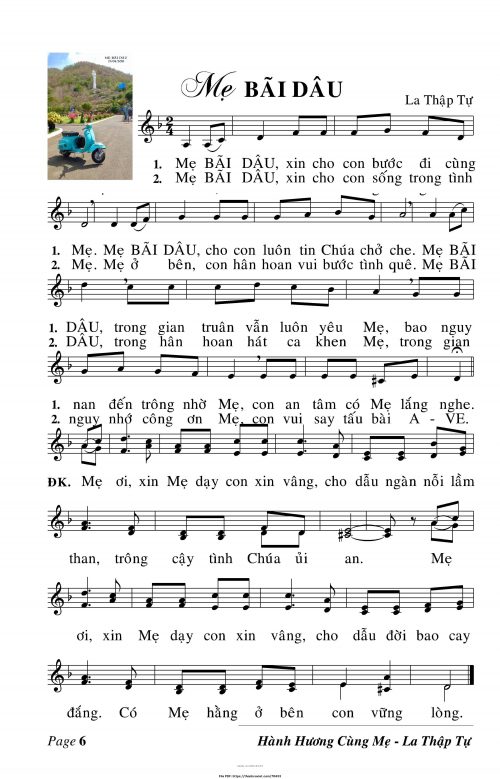 Mẹ Bãi Dâu - Lm. La Thập Tự - trang 1