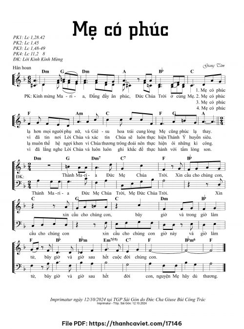 Mẹ có phúc - Lm. Giang Tâm - trang 1