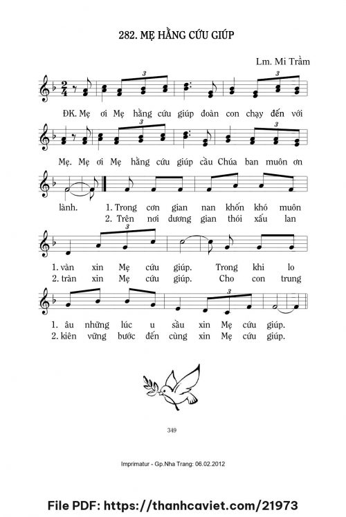 Mẹ Hằng Cứu Giúp - Lm. Mi Trầm - trang 1