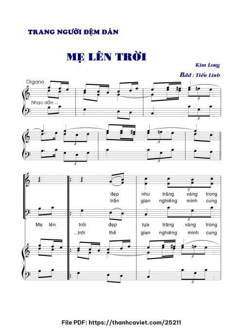 Mẹ lên trời - Tiến Linh - trang 1