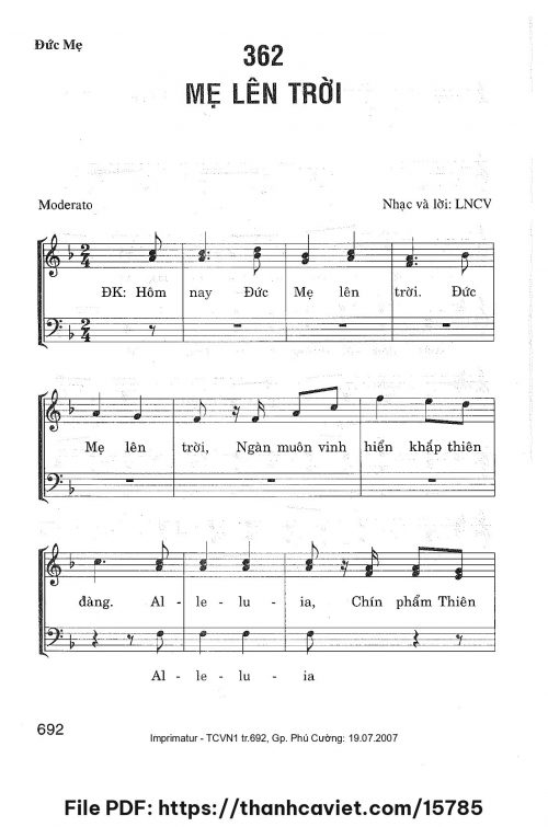 Mẹ lên trời - LNCV - trang 1