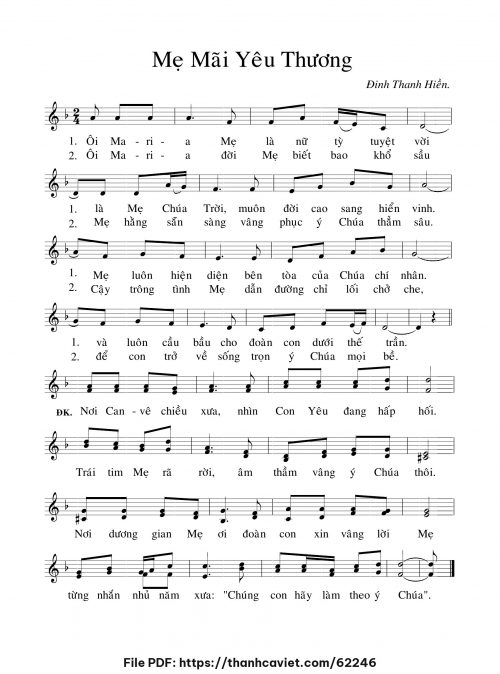 Mẹ mãi yêu thương - Đinh Thanh Hiền - trang 1