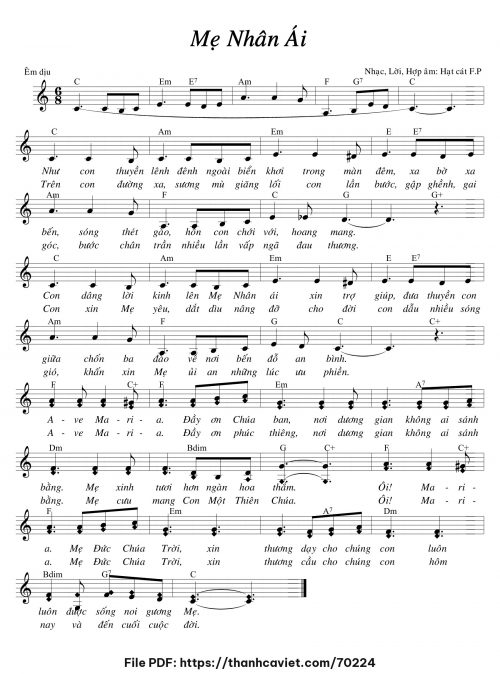 Mẹ nhân ái - Hạt Cát - trang 1