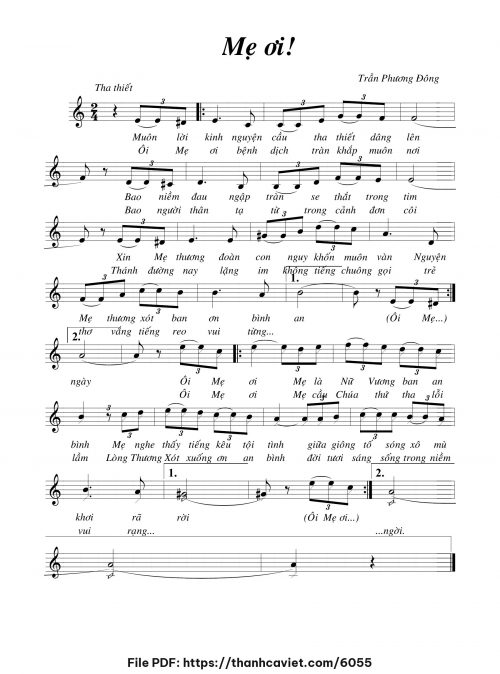 Mẹ ơi! - Trần Phương Đông - trang 1