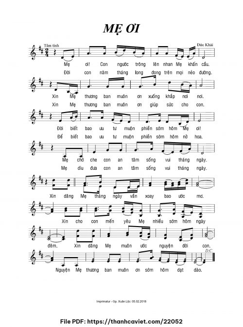 Mẹ ơi! - Đức Khải - trang 1