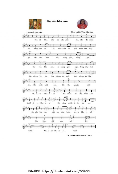 Mẹ vẫn bên con - Trần Kim Lan - trang 1