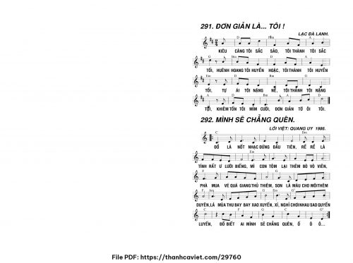 Mình sẽ chẳng quên - Lm. Quang Uy - trang 1
