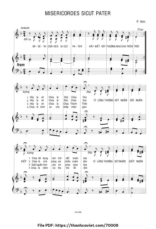 Misericordes sicut Pater - P. Kim - trang 1