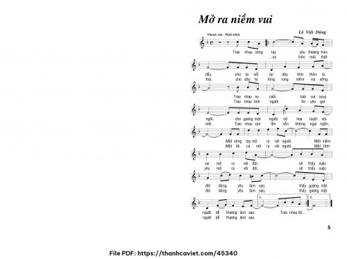 Mở ra niềm vui - Lê Việt Dũng - trang 1