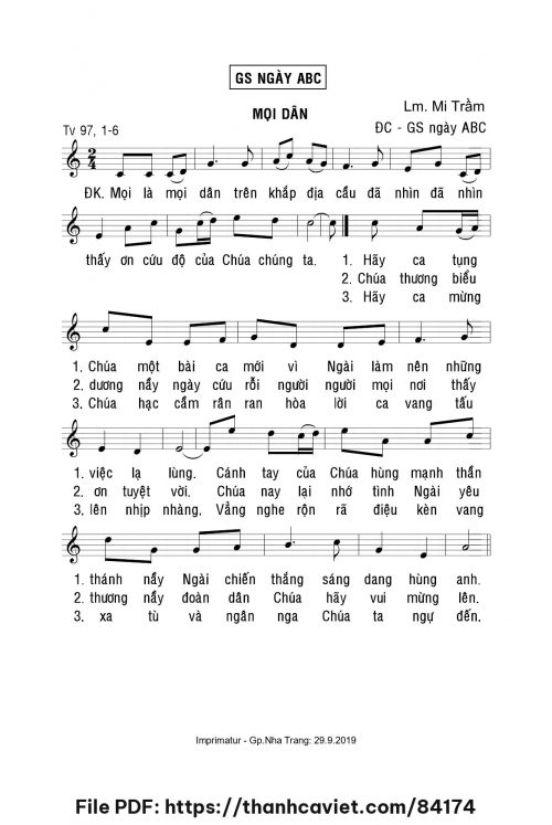 Mọi dân - Lm. Mi Trầm - trang 1
