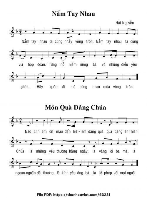 Món quà dâng Chúa - Hải Nguyễn - trang 1