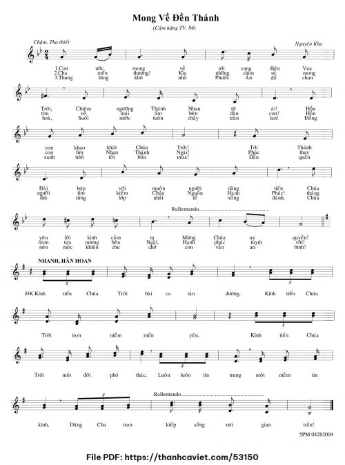 Mong về đền thánh - Nguyên Kha - trang 1