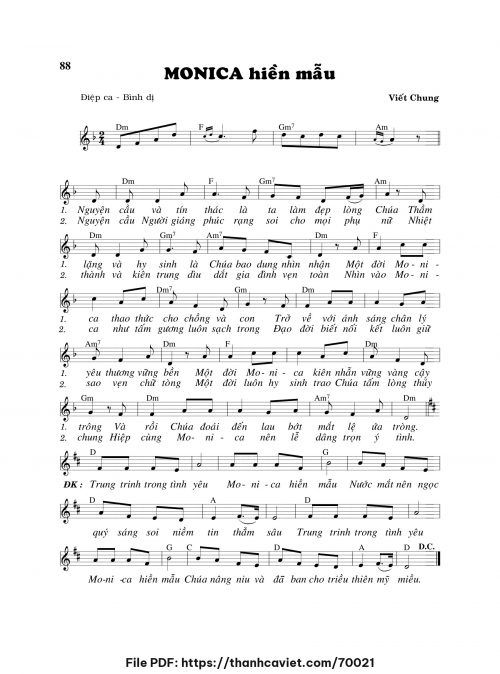 Monica hiền mẫu - Viết Chung - trang 1