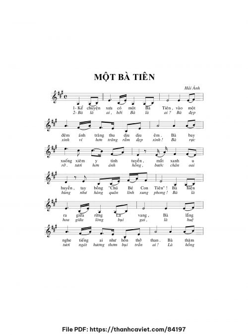 Một Bà Tiên - Hải Ánh - trang 1