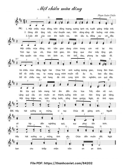 Một chiều mùa đông - Phạm Xuân Chiến - trang 1