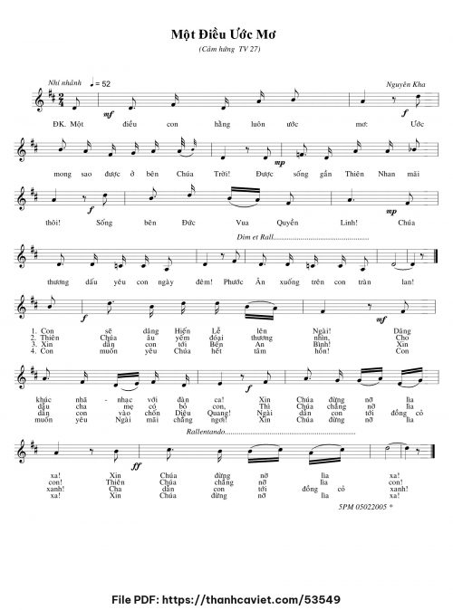 Một điều ước mơ - Nguyên Kha - trang 1