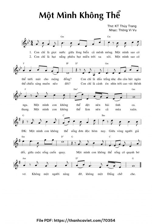 Một mình không thể - Thông Vi Vu - trang 1