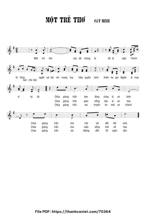 Một trẻ thơ - Cát Minh - trang 1