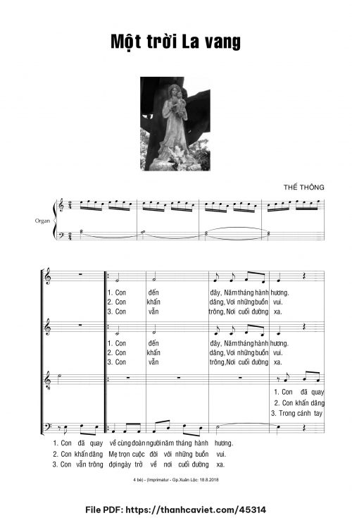 Một trời La Vang - Thế Thông - trang 1