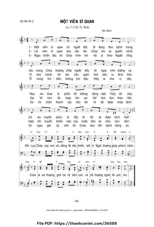 Một viên sĩ quan - Lm. Bùi Ninh - trang 1