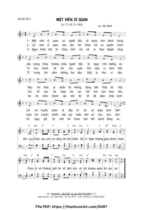 Một viên sĩ quan - Lm. Bùi Ninh - trang 1