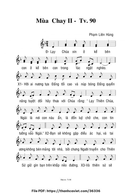 Mùa Chay 2 - Lm. Phạm Liên Hùng - trang 1