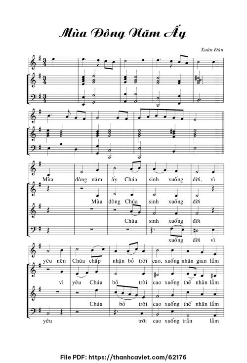 Mùa đông năm ấy - Xuân Đàn - trang 1