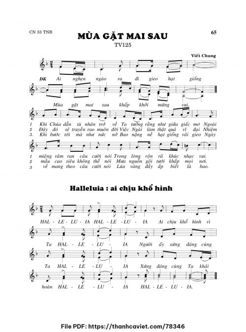 Mùa gặt mai sau - Viết Chung - trang 1