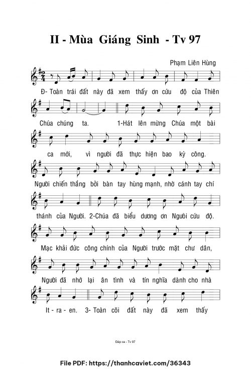 Mùa Giáng Sinh - Lm. Phạm Liên Hùng - trang 1