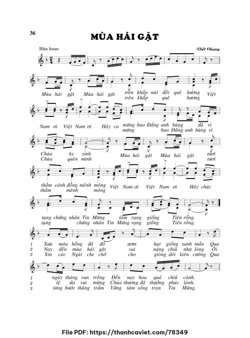 Mùa hái gặt - Viết Chung - trang 1