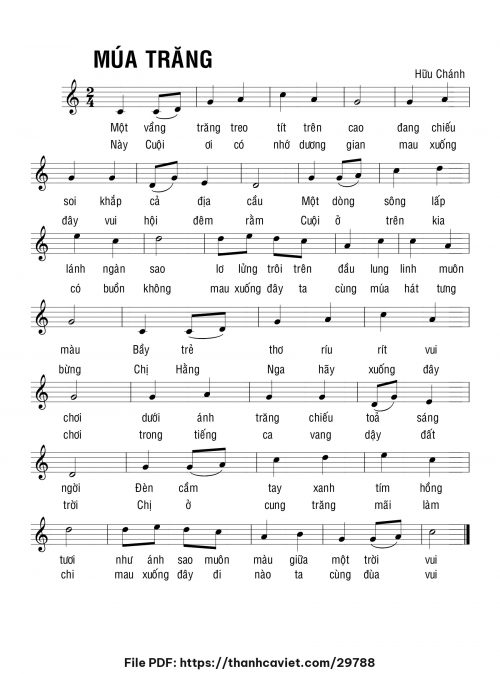 Múa trăng - Hữu Chánh - trang 1
