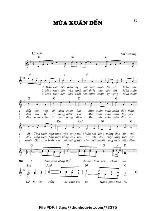 Mùa xuân đến - Viết Chung - trang 1