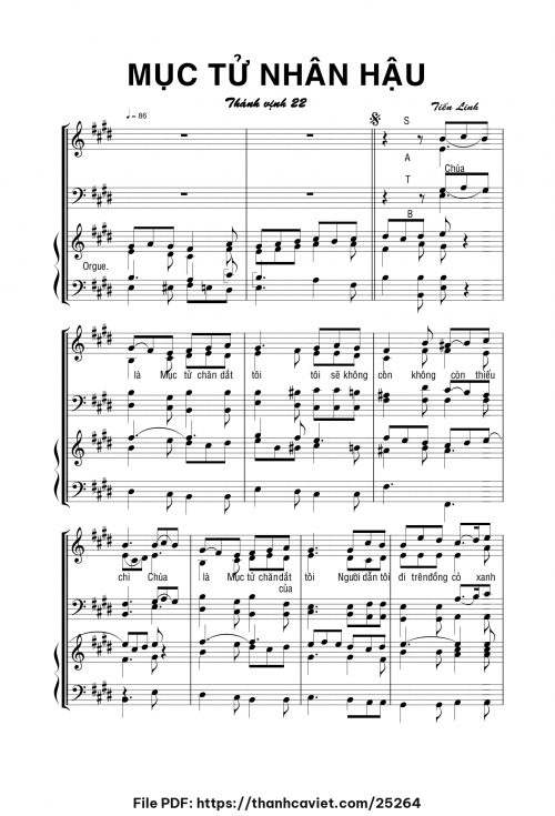 Mục tử nhân hậu - Tiến Linh - trang 1