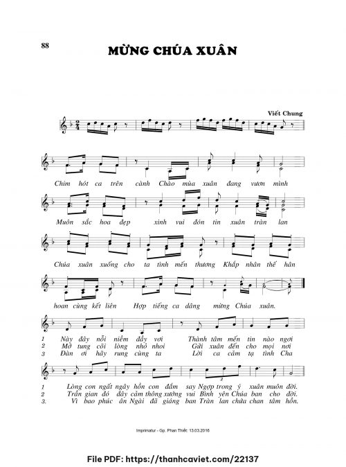 Mừng chúa xuân - Viết Chung - trang 1