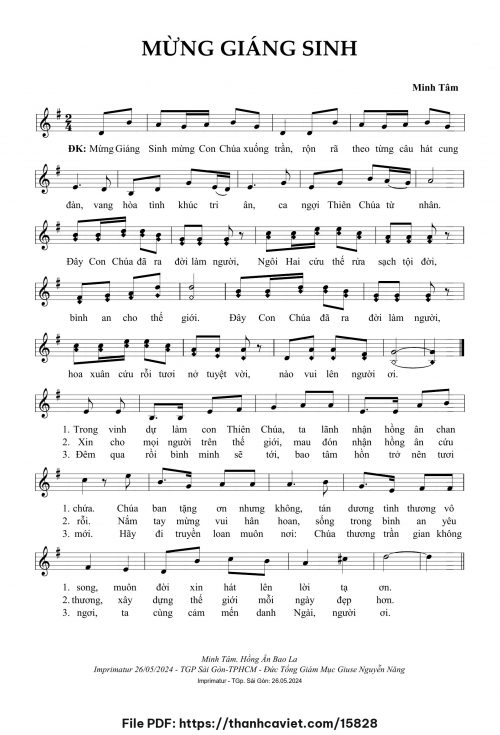 Mừng Giáng Sinh - Minh Tâm - trang 1