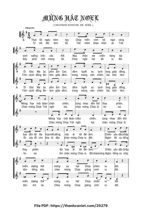 Mừng hát Noel - Nhạc quốc tế - trang 1