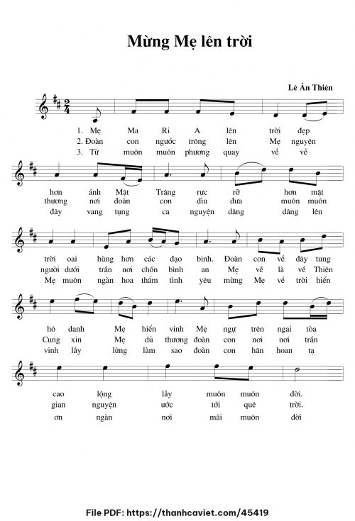 Mừng mẹ lên trời - Lê Ân Thiên - trang 1