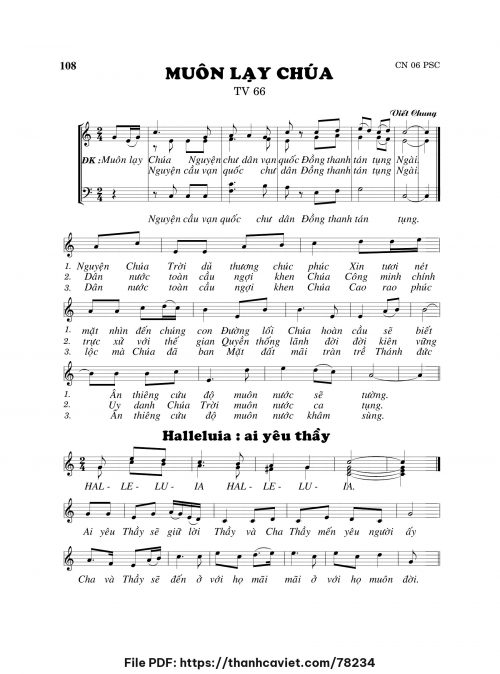 Muôn lạy Chúa - Viết Chung - trang 1