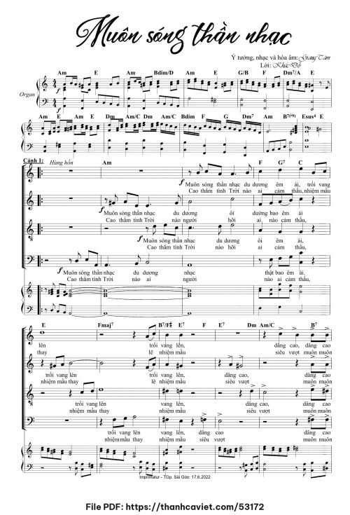Muôn sóng thần nhạc - Lm. Giang Tâm - trang 1